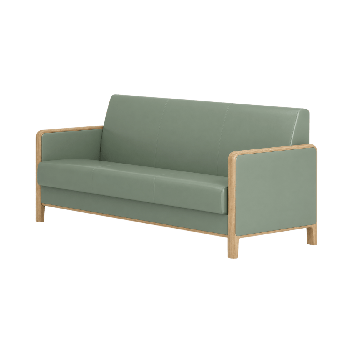 Wells Three Seater Sofa - Green Loop Global