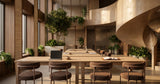Winston Dining Table in-situ scene - Green Loop Global