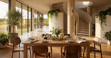 Winston Dining Table in-situ scene - Green Loop Global