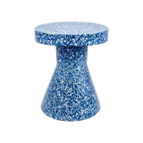 Ziggy Outdoor Side Table – Blue Speckle