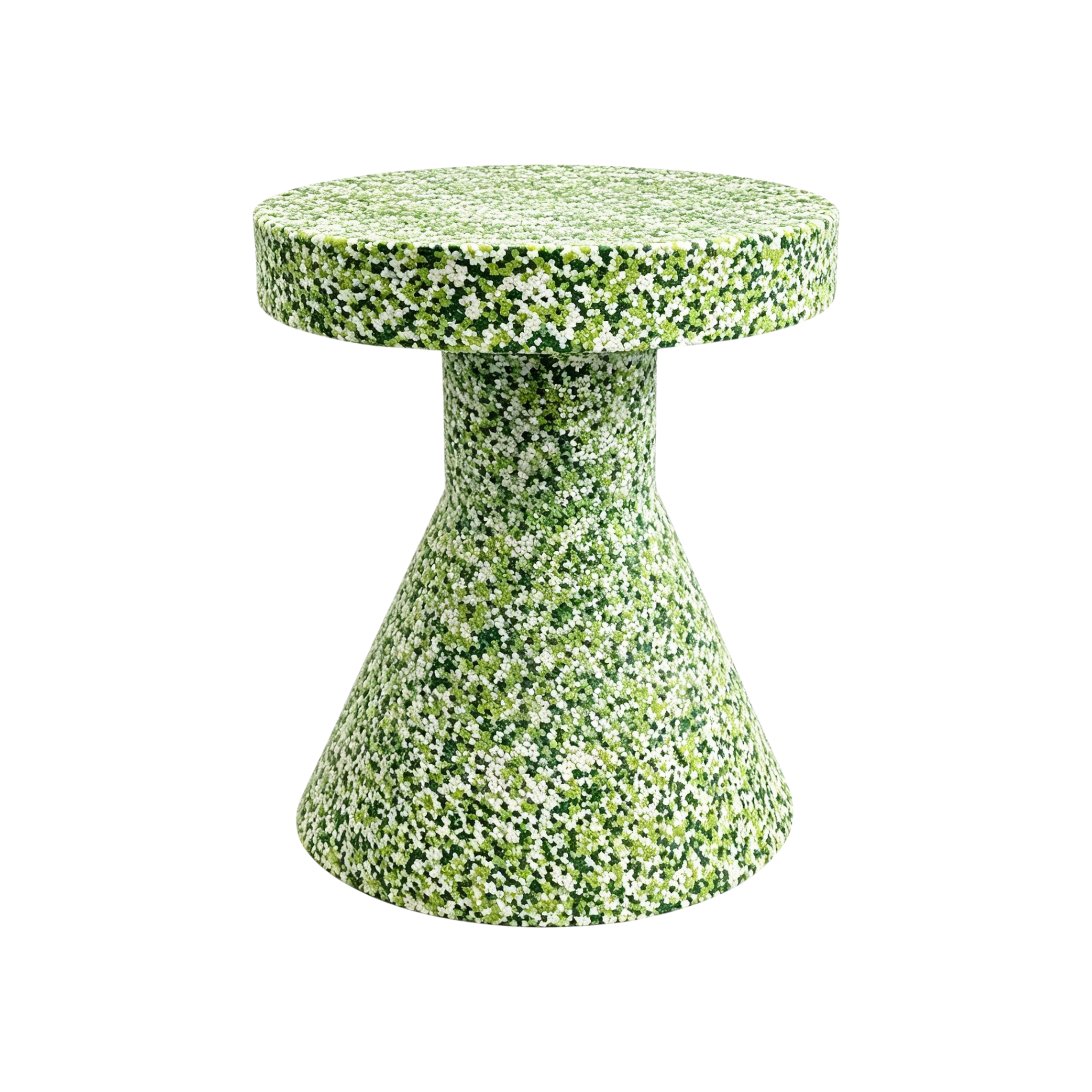 Ziggy Outdoor Side Table – Green Speckle