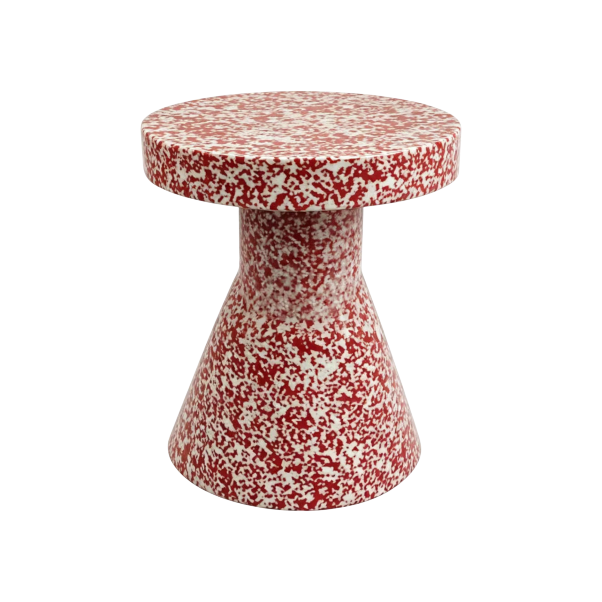 Ziggy Outdoor Side Table – Red Speckle