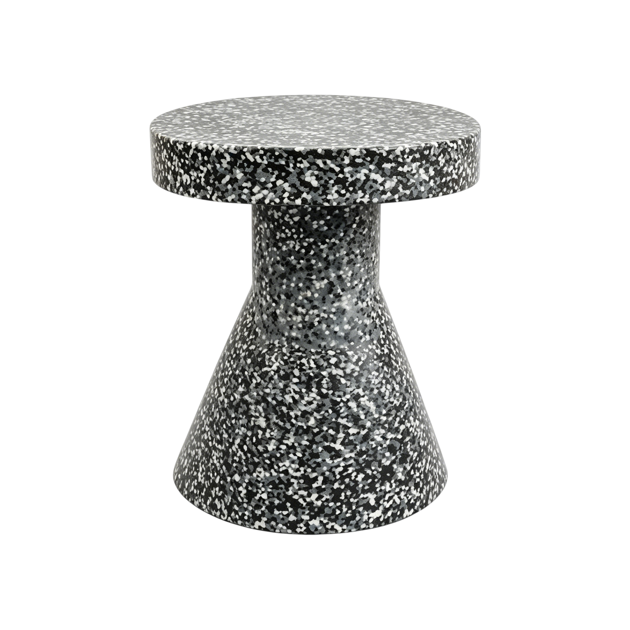 Ziggy Outdoor Side Table – Salt & Pepper